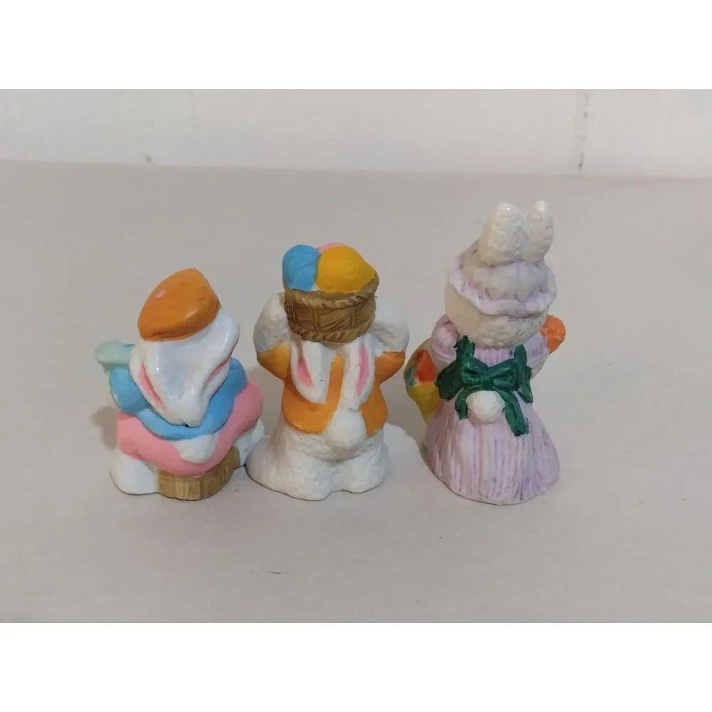 Vintage Easter Ceramic Figurines set of 3